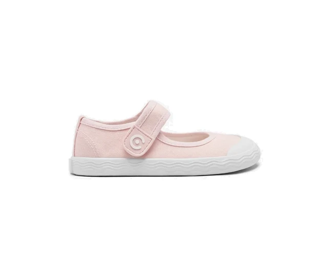 Merceditas Barefoot Lona Goflex en color Rosa