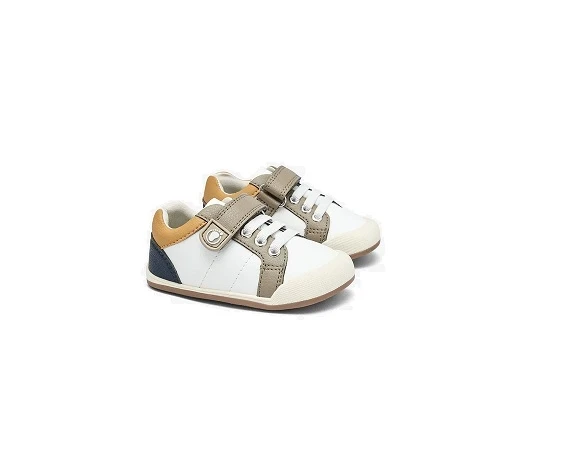 Zapatillas Barefoot Blanco y Multicolor en color Blanco